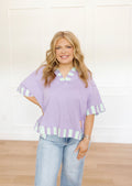 Purple Breeze Panel Top