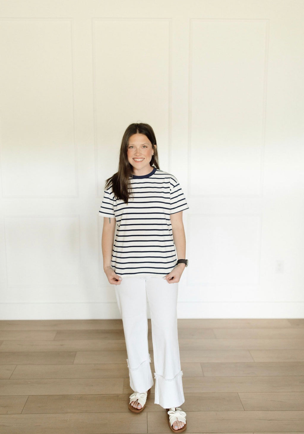 Just Right Stripe Tee
