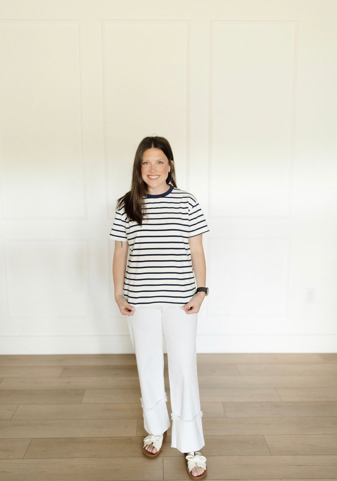 Just Right Stripe Tee
