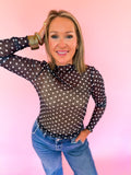 Sheerly Spotted Top