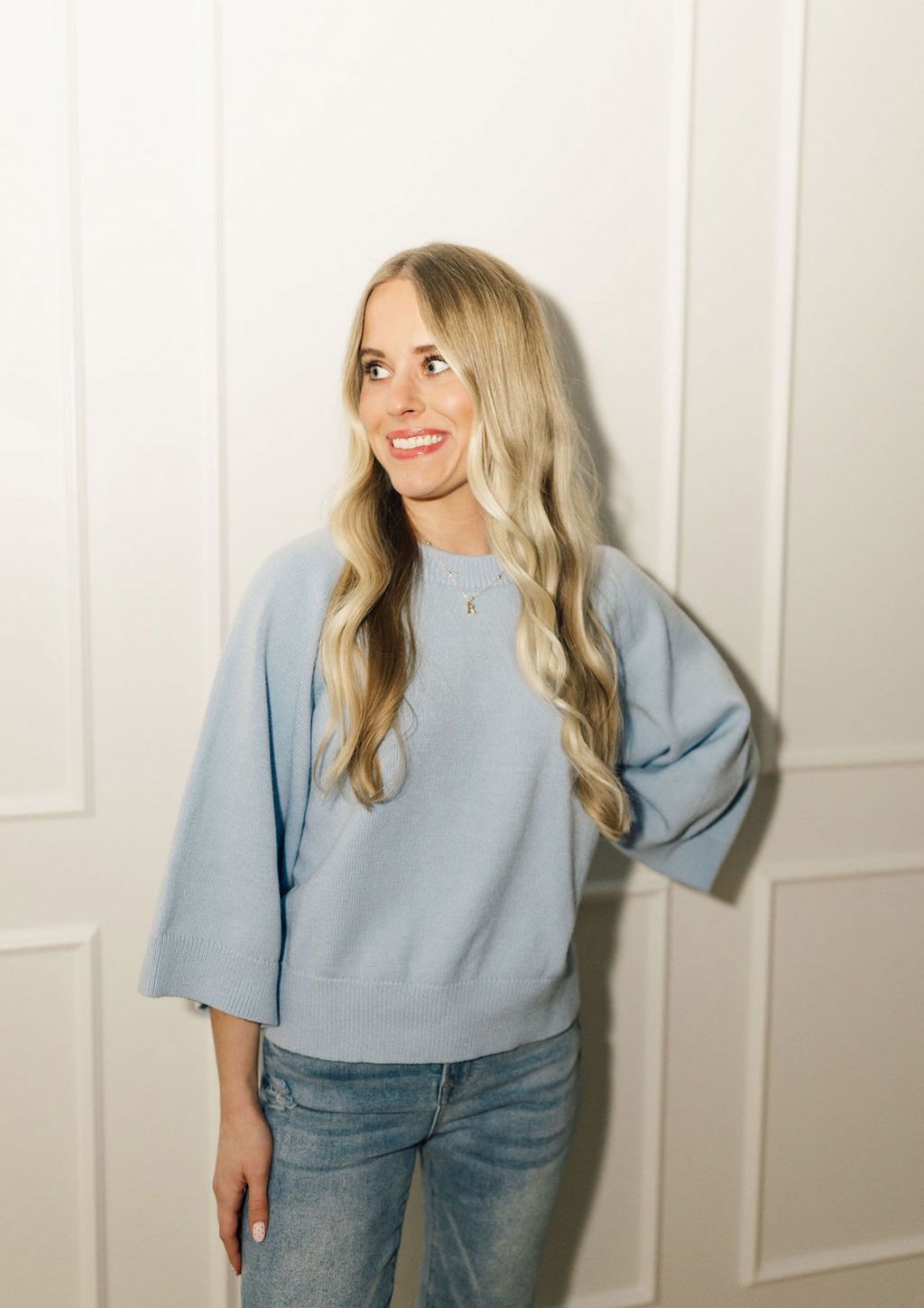 Morning Mist Knit Sweater