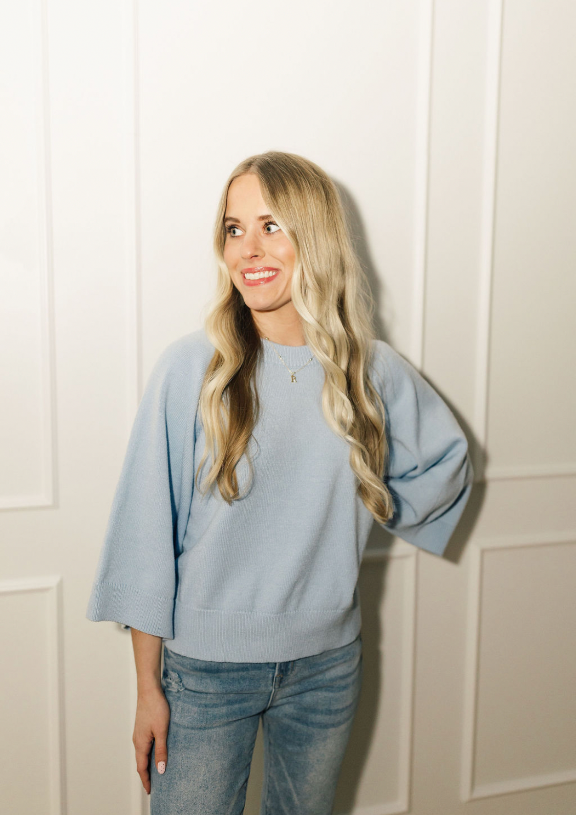 Morning Mist Knit Sweater