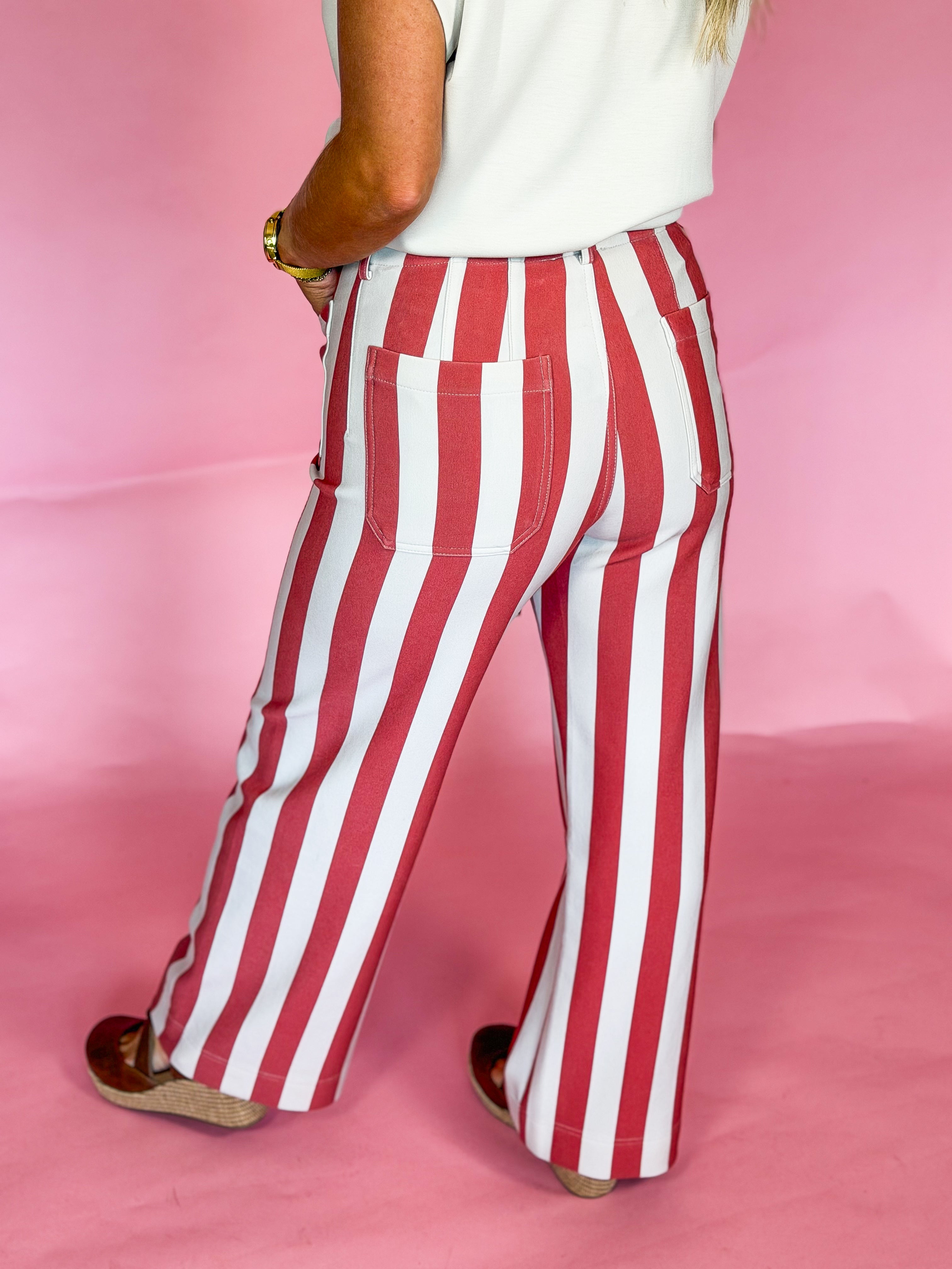 Uptown Rust Stripe Pant