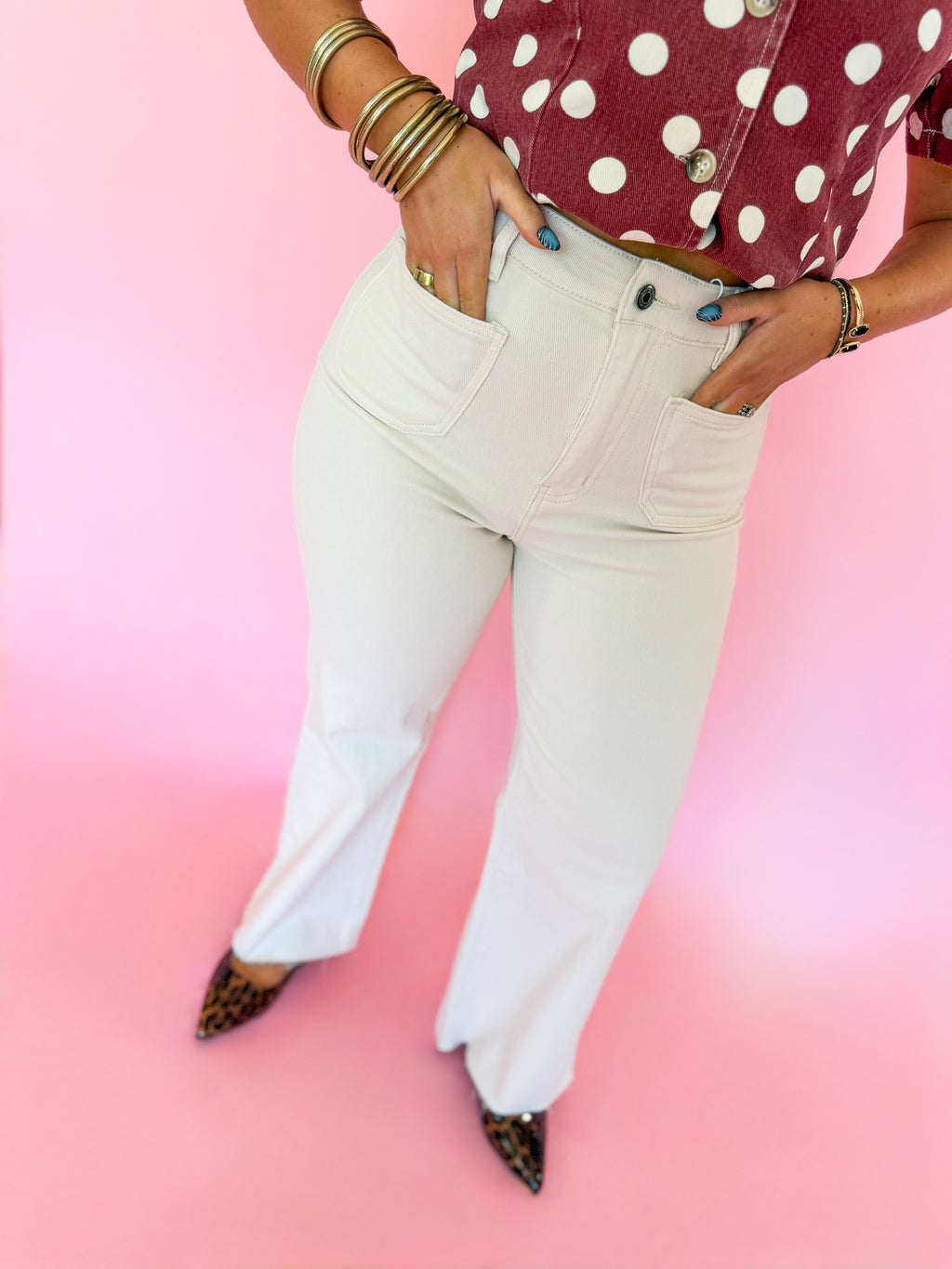 Pretty Practical Trousers in Oatmeal