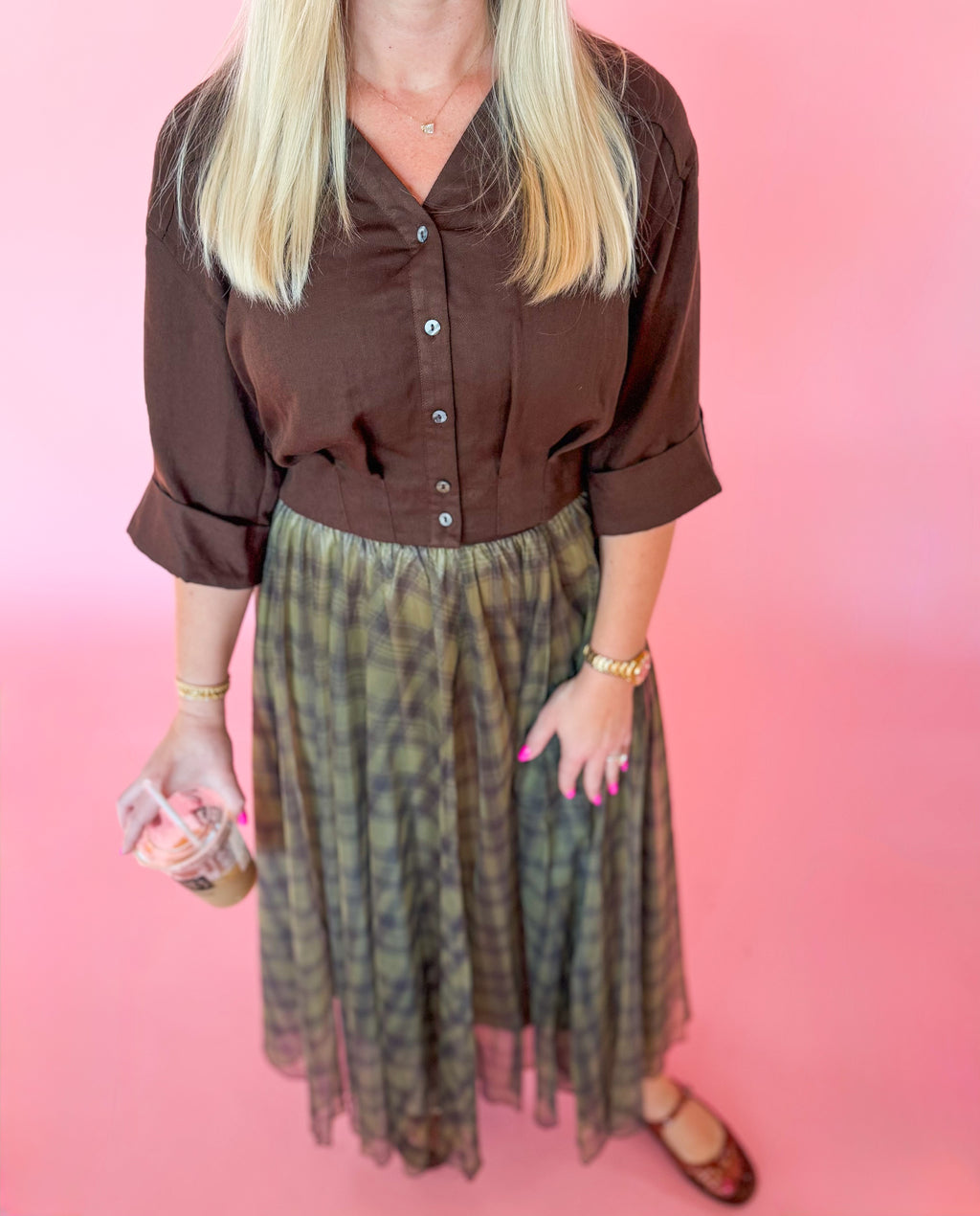 Olive & Oak Maxi Skirt