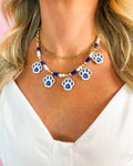 Paw Game Day Necklace