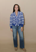 Something Blue Bow Knit Sweater