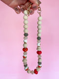 Wood & Porcelain Necklace