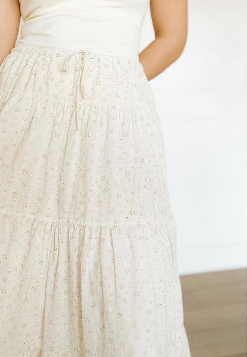 Bloom & Speckle Midi Skirt