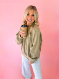 Sage Season Mock-neck Sweatshirt