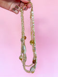 Cream Natural Stone Necklace