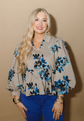 Exotic Peplum Blouse