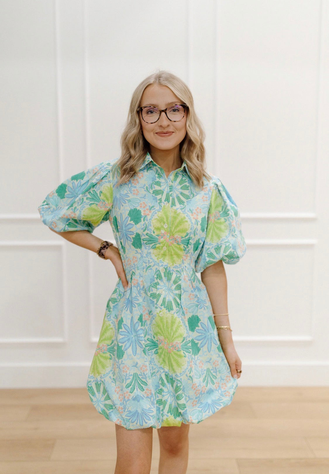 Lime Light Tropical Dress