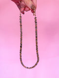 Gray Beaded Necklace