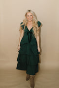 Emerald Tiered Maxi Dress