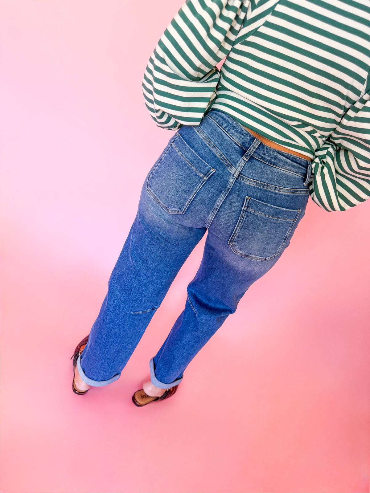 Roll With It Barrel Jean