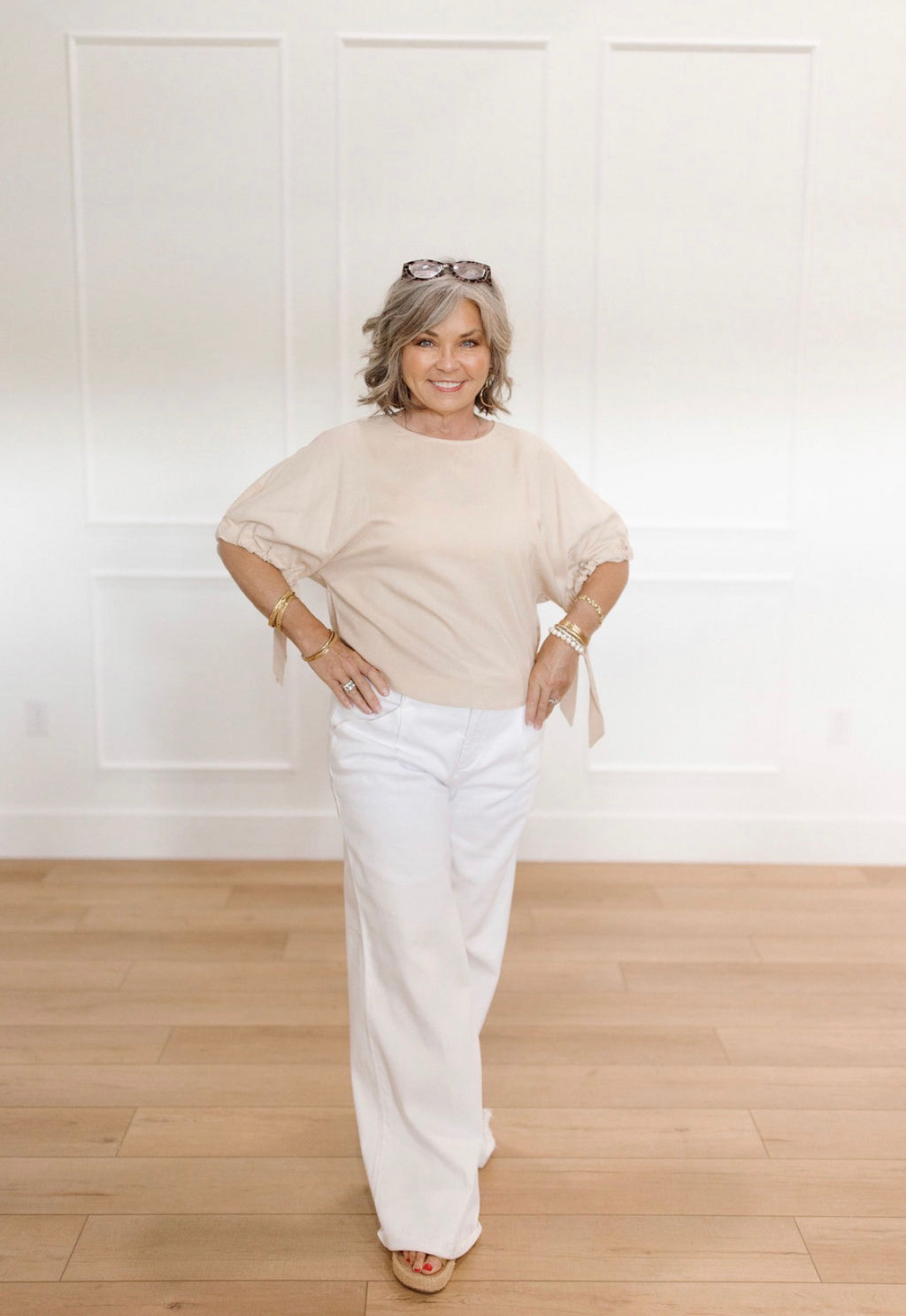 Airy Accent Top