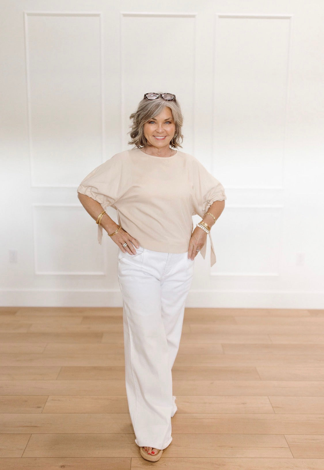 Airy Accent Top