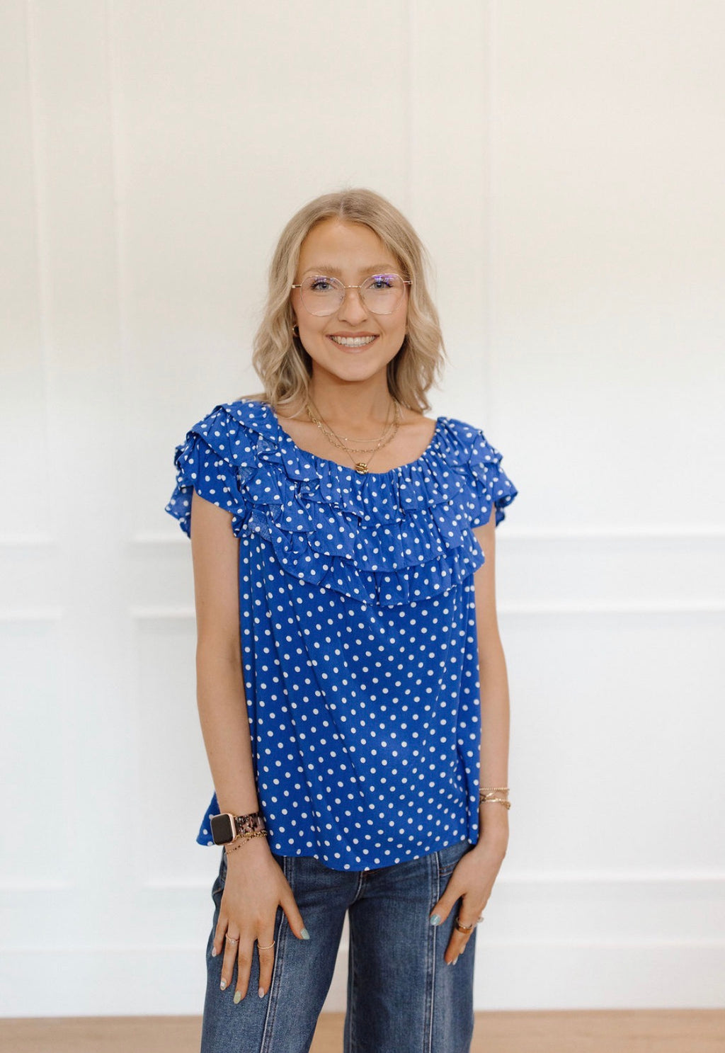 Capri Dot Blouse