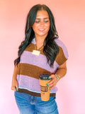 Lavender Latte Knit Top