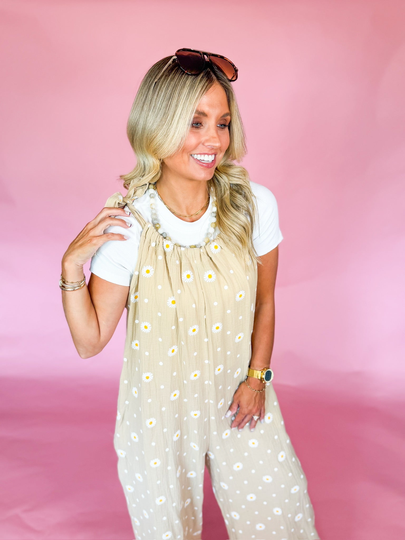 Daisy Daydream Gauze Jumpsuit