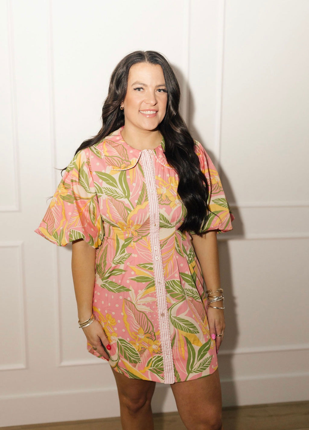 Polka Palms Dress