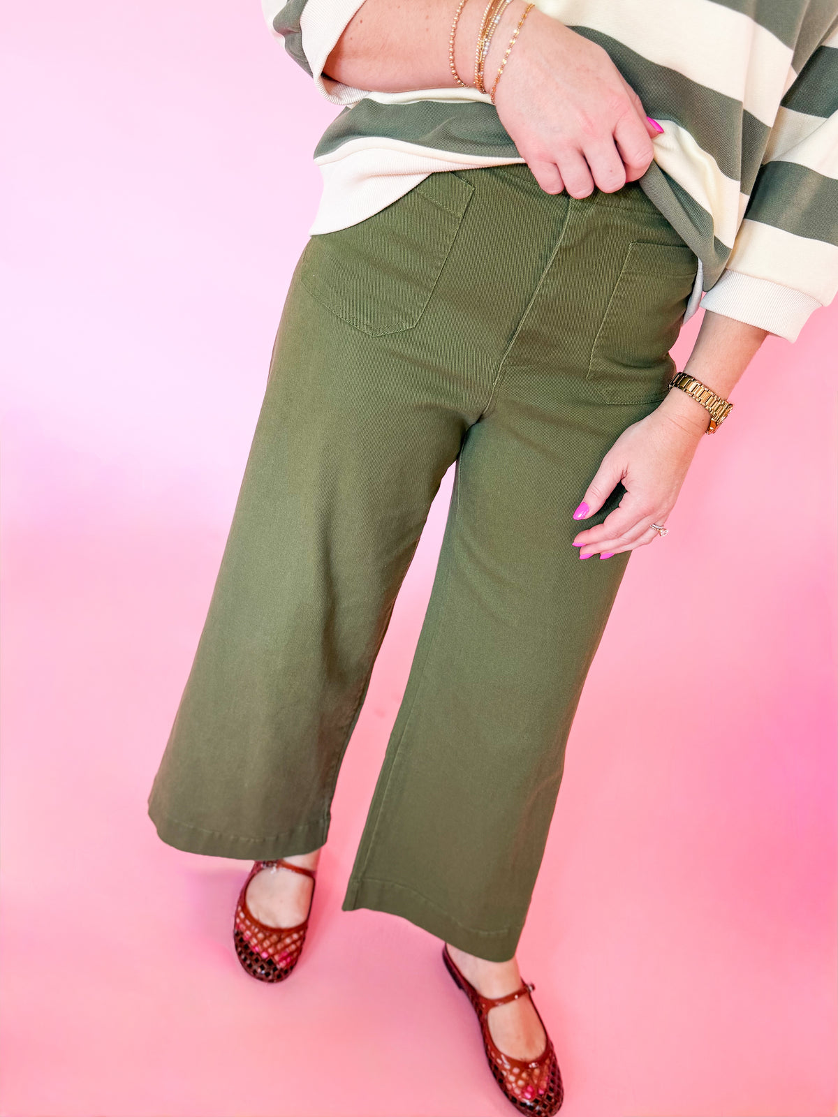 The Daily Darling Pant in Olive