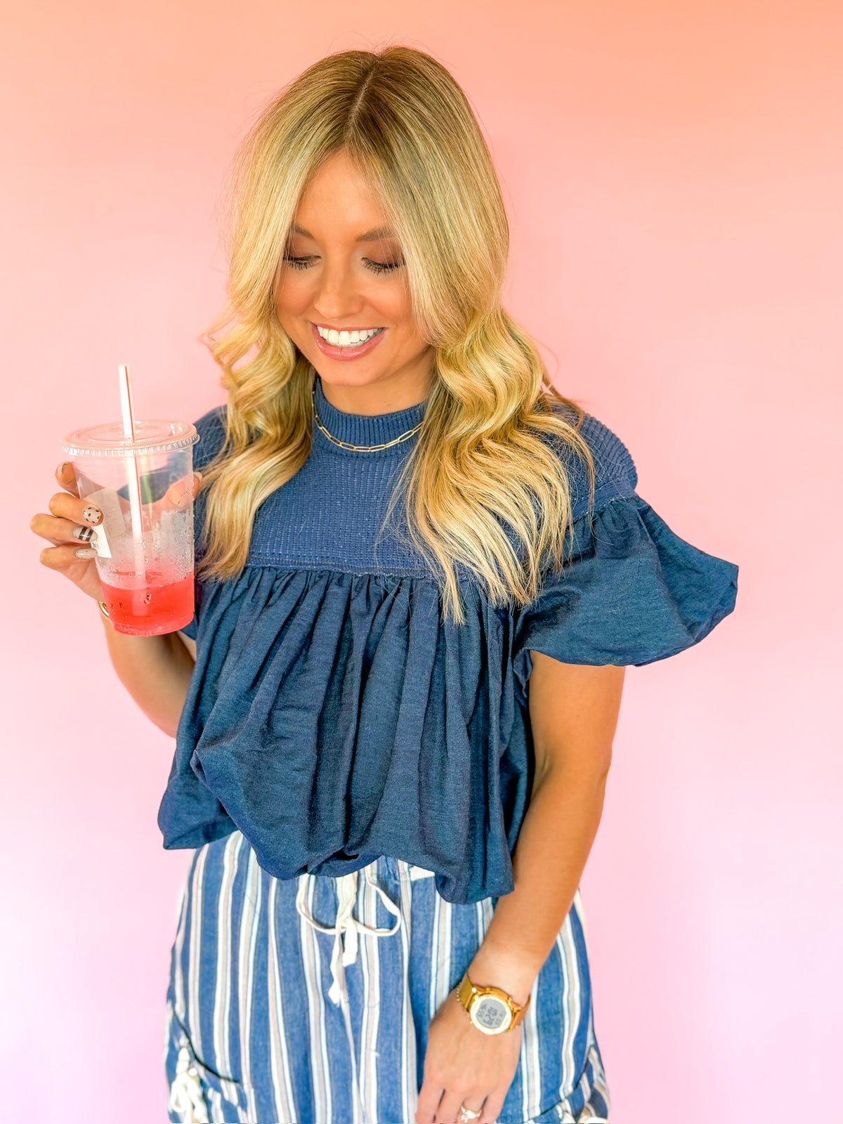 Denim Daze Top