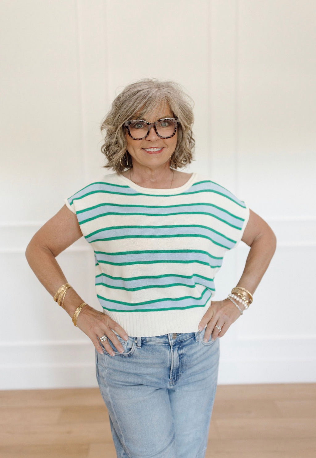 Blue Ridge Stripe Sweater