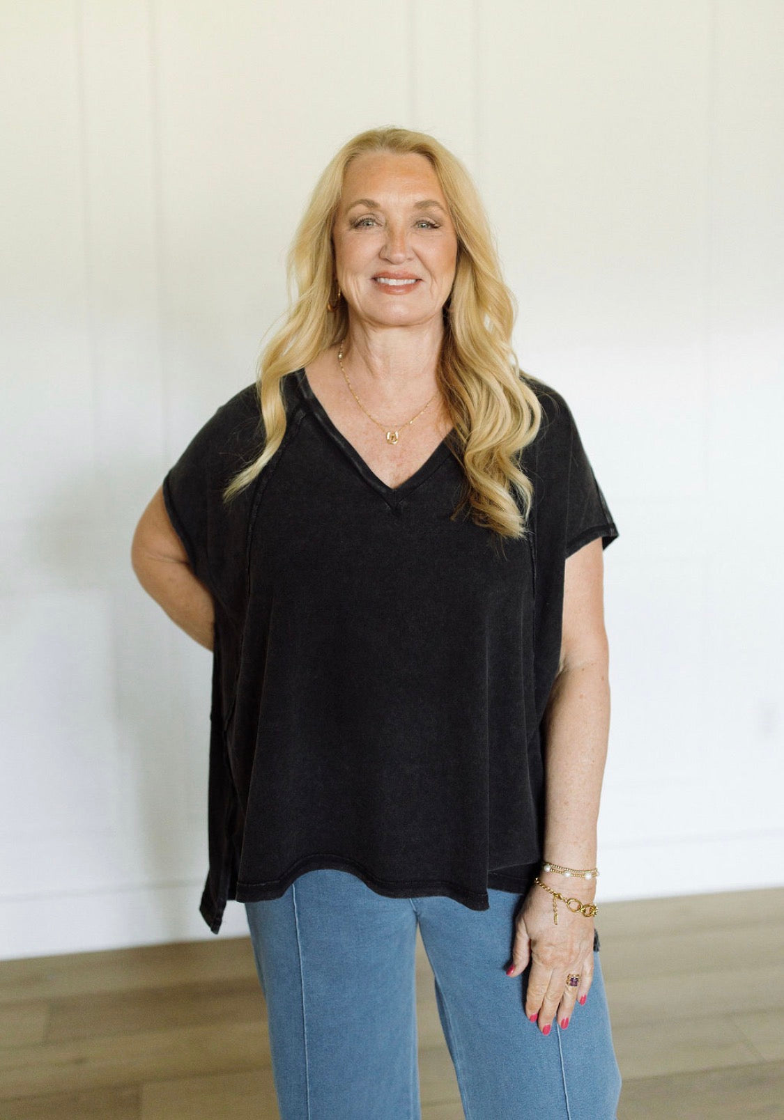 Frayed & Free Top