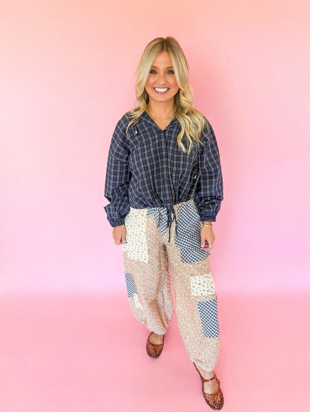 Patchwork Posies Pant