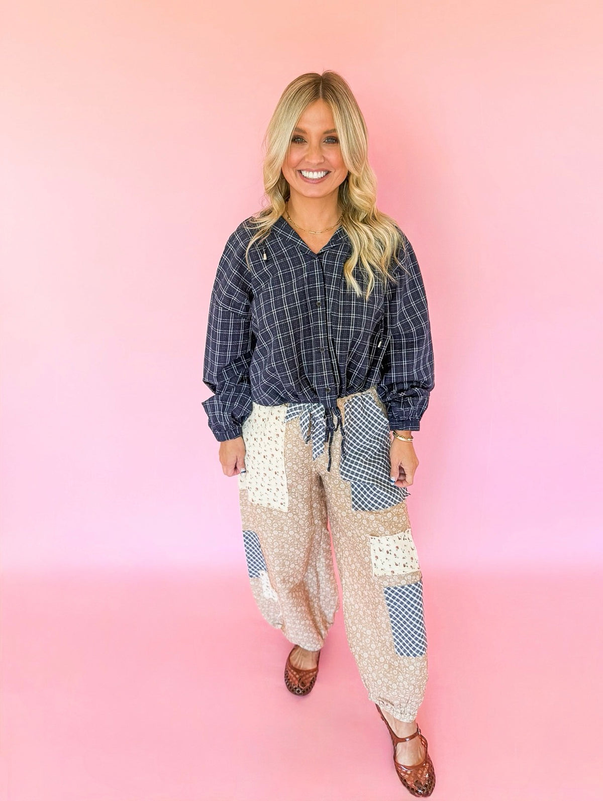 Patchwork Posies Pant
