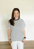 Just Right Stripe Tee