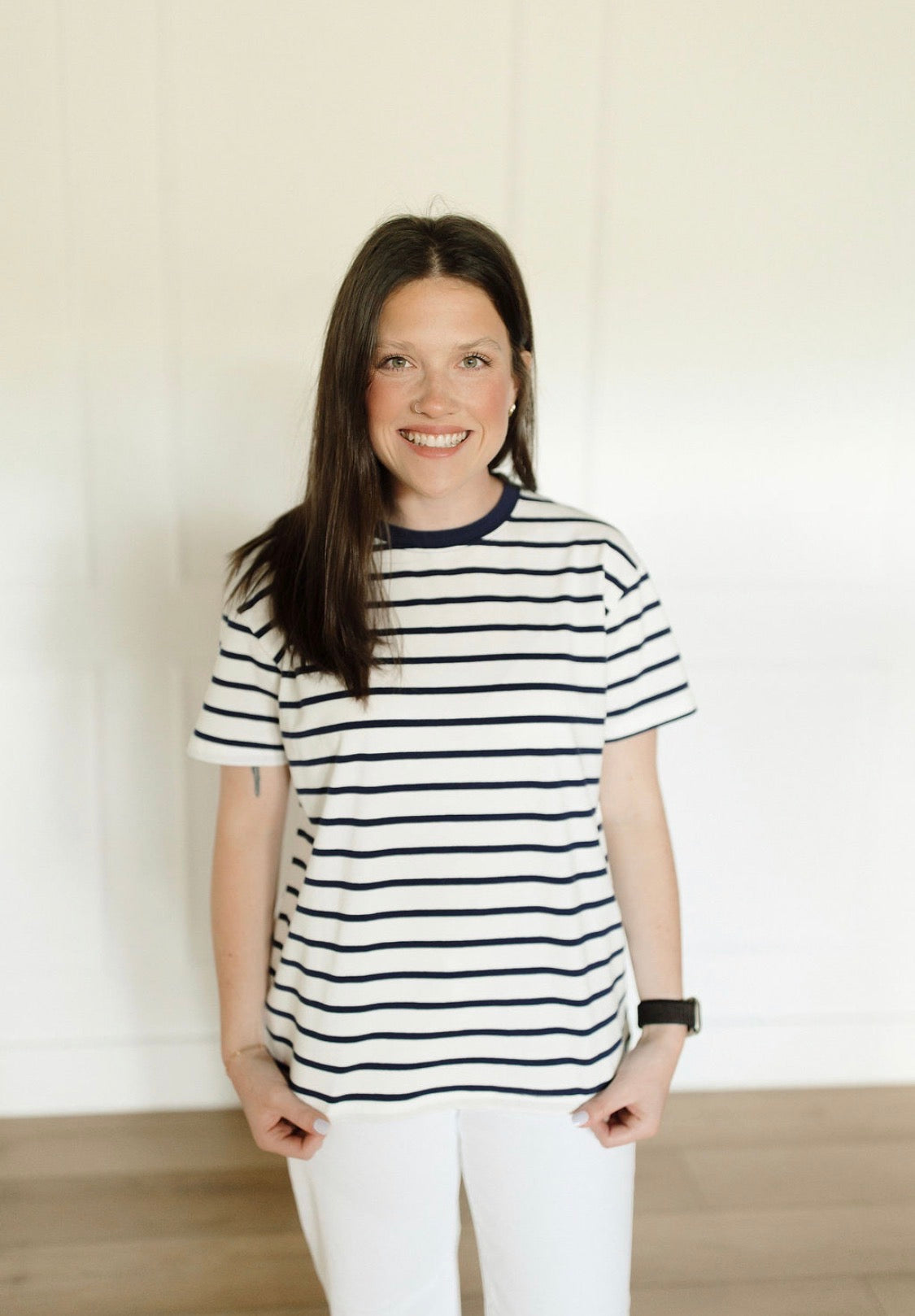 Just Right Stripe Tee