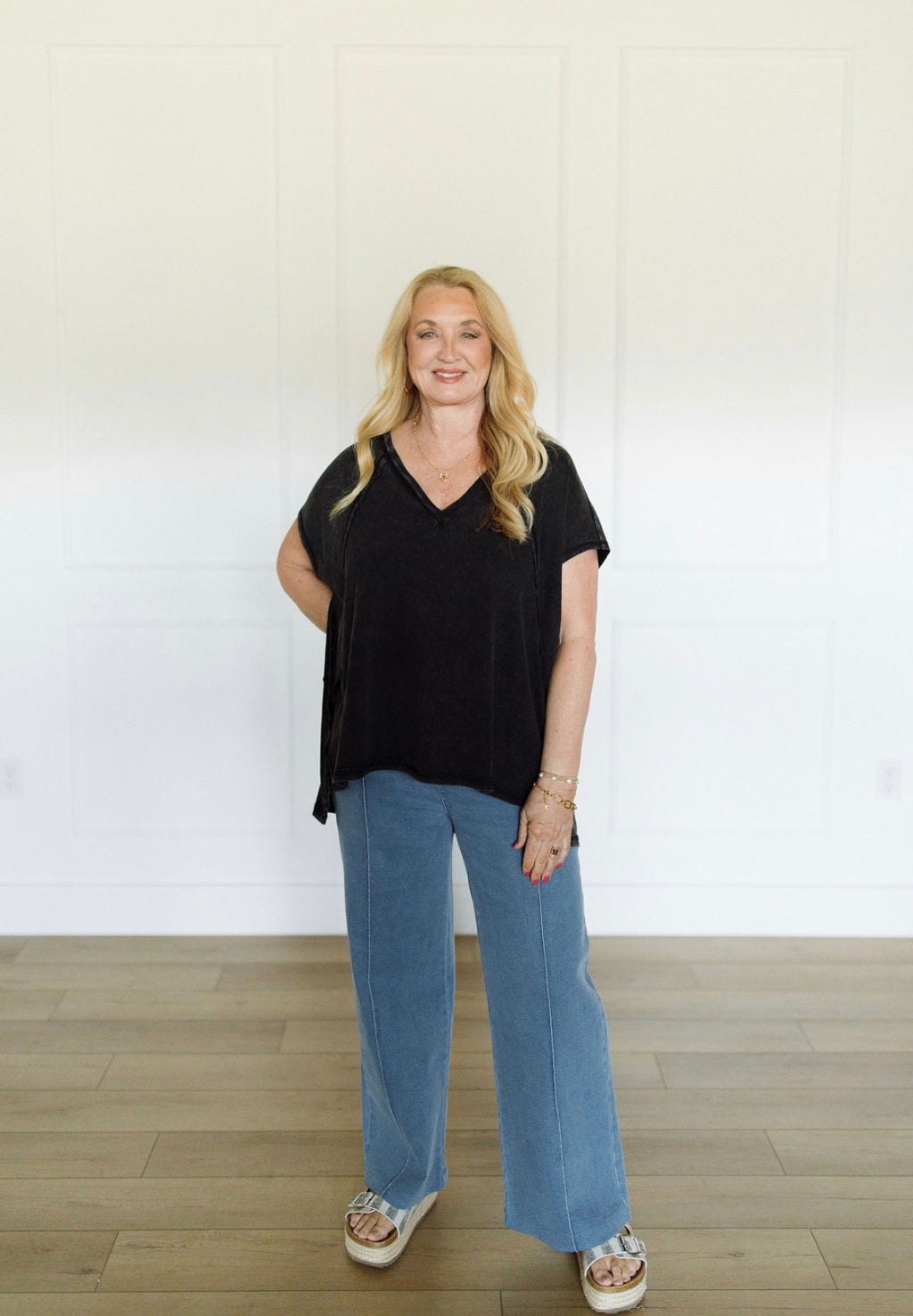 Frayed & Free Top