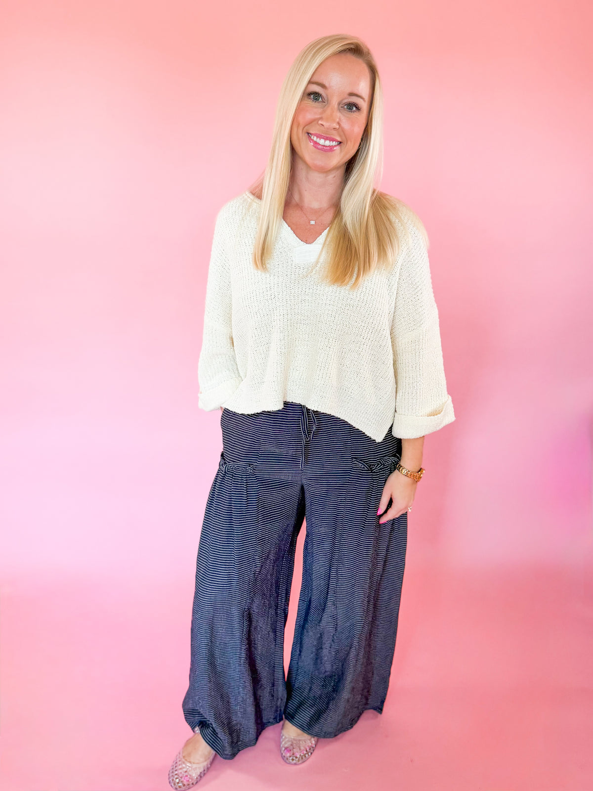 Dream Knit Sweater in Cream