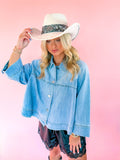 Cropped Cape Risen Jacket