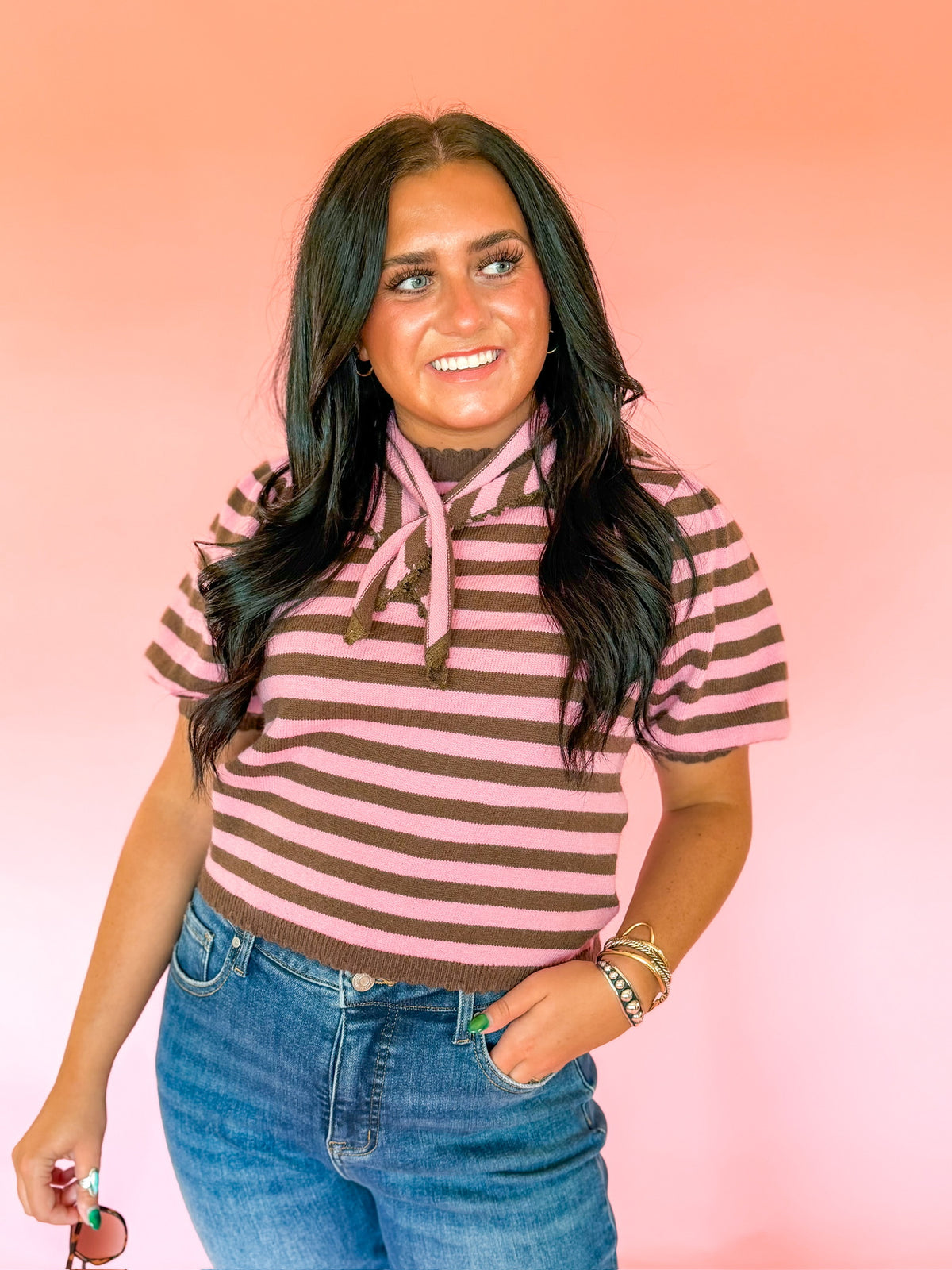 Wrap Me Up in Stripes Top