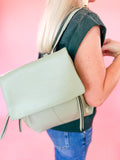 Adley Vegan Foldover Backpack