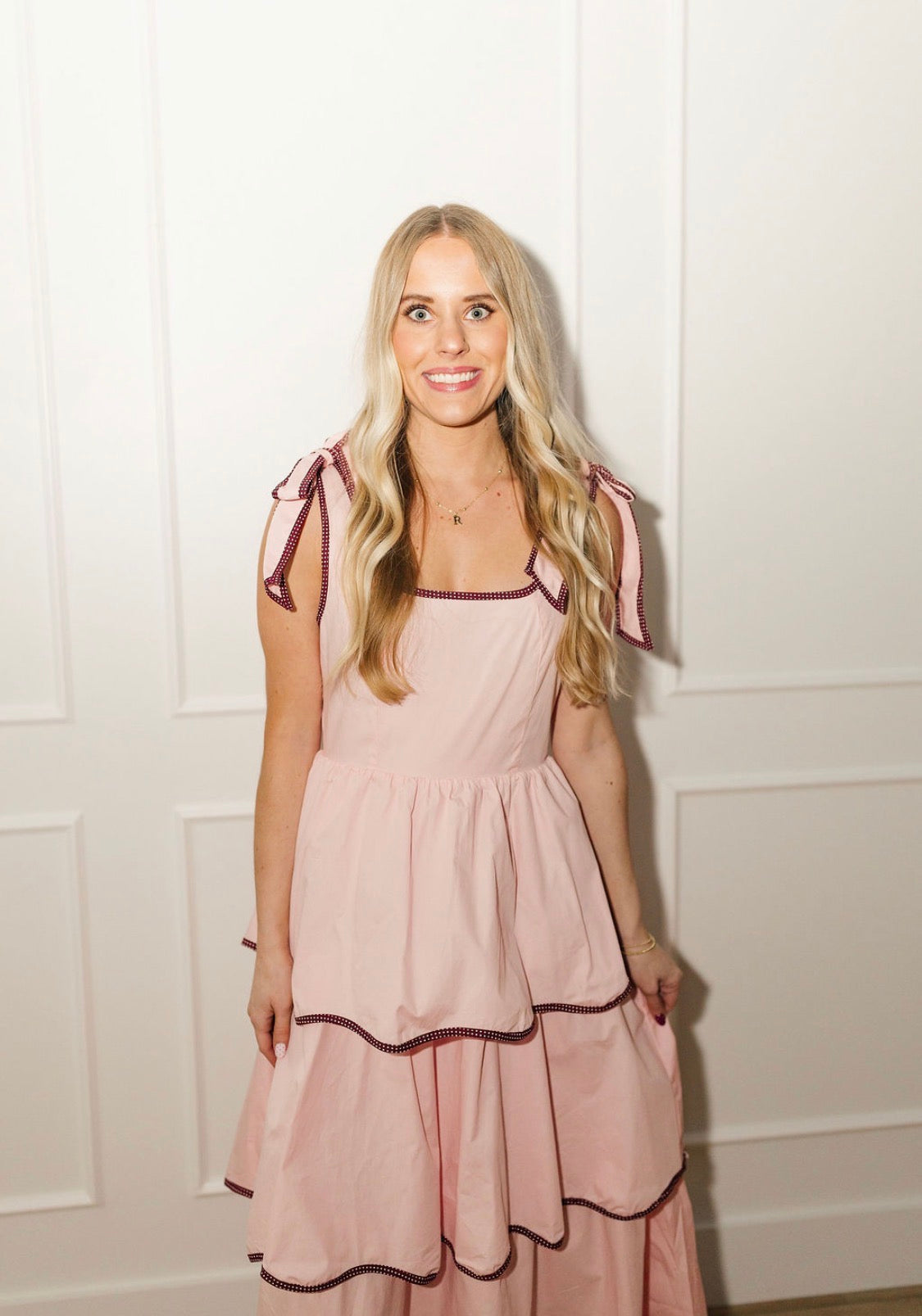 Pink Champagne Polka Dress