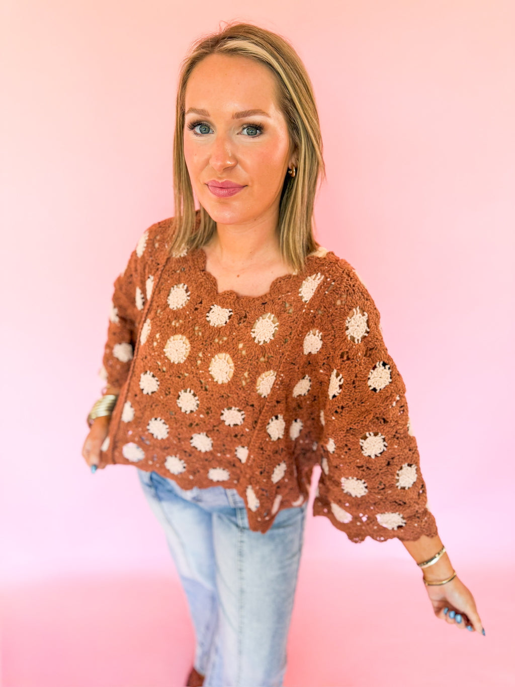 Stitched in Spice Blouse