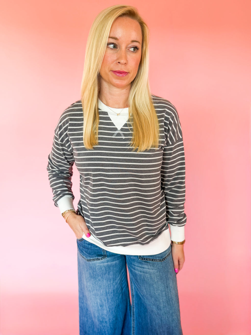 In Good Stripes Top