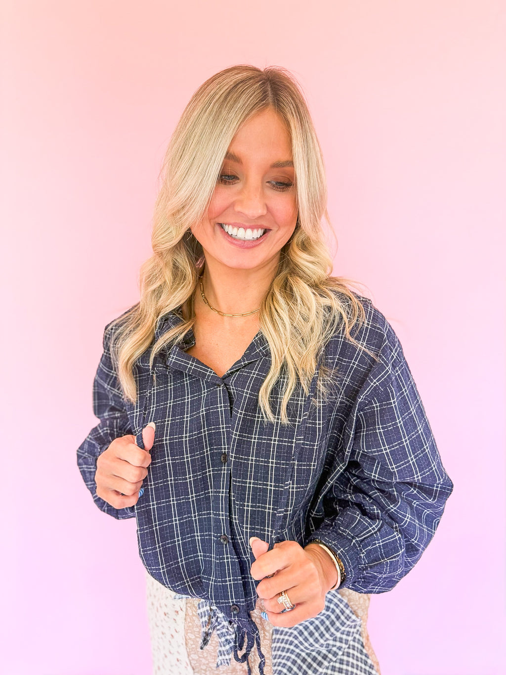 Navy on the Go Top