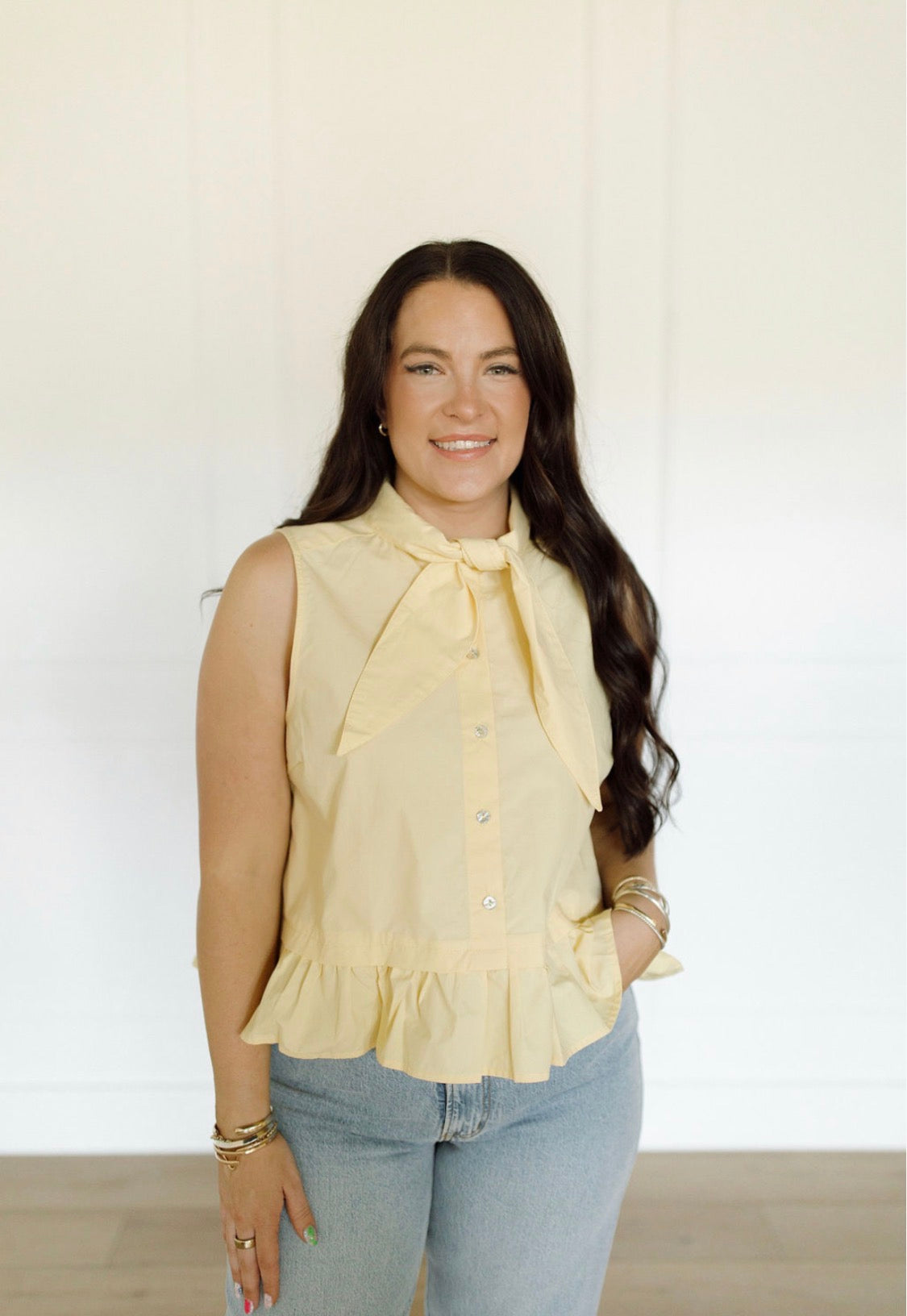 The Elsie Bow Blouse