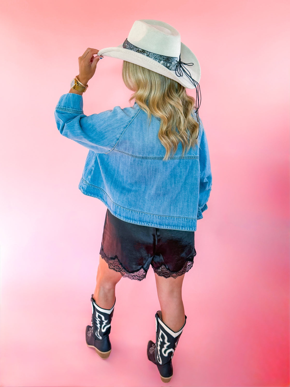 Cropped Cape Risen Jacket