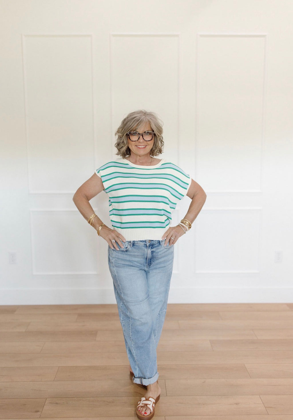Blue Ridge Stripe Sweater