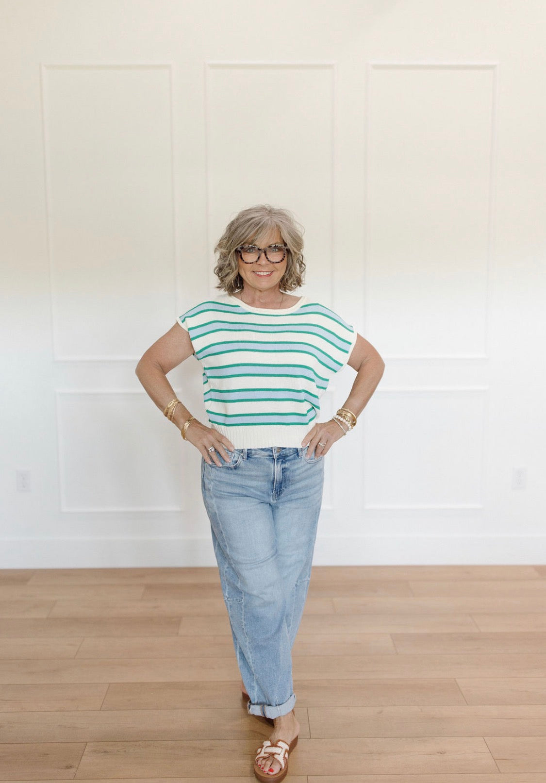 Blue Ridge Stripe Sweater