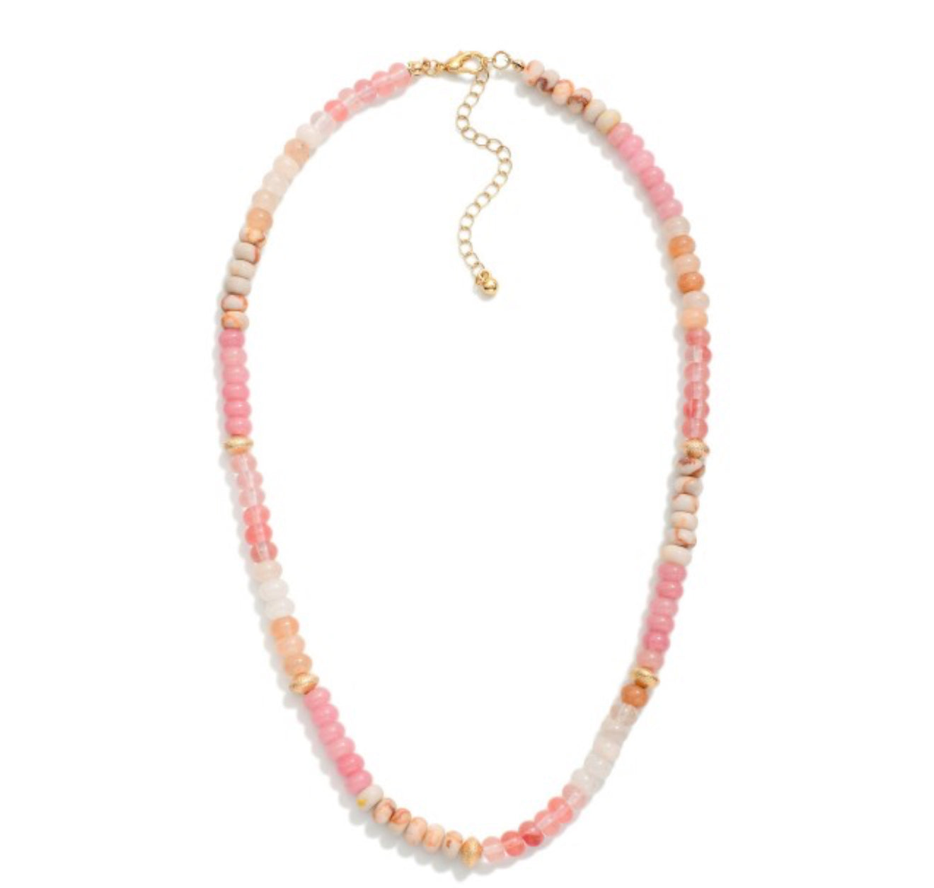 Candy Stone Beaded Necklace