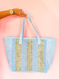 Nautical Stripe Tote Bag
