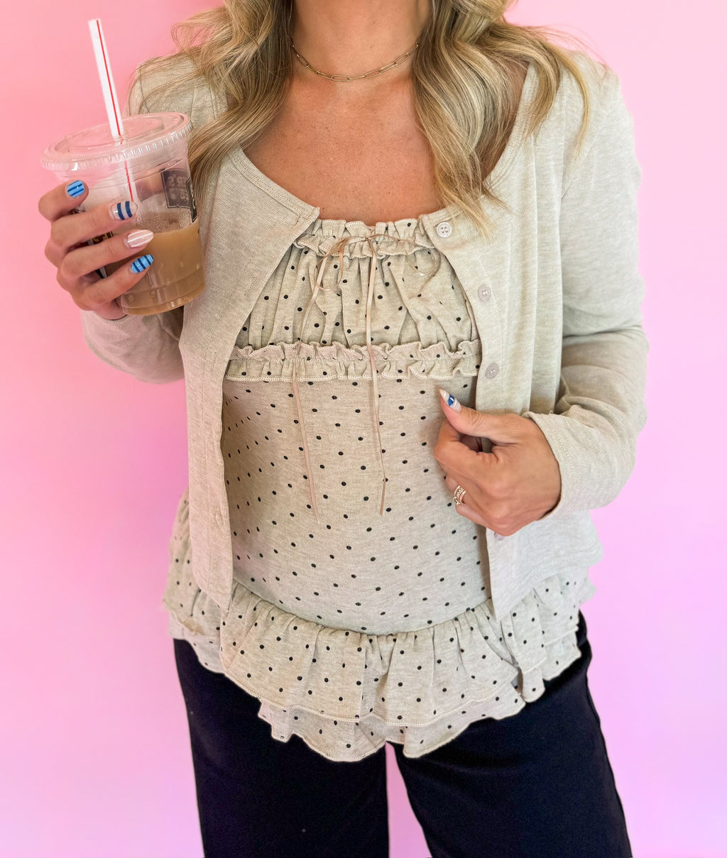 Neutral & Noticed Blouse